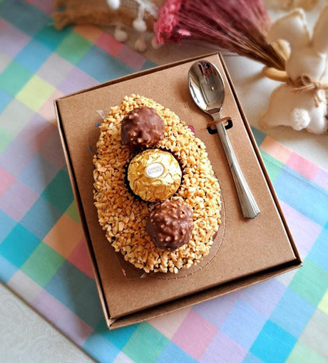 Cascas de ovos de páscoa recheadas