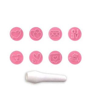 7666 KIT CARIMBOS AMOR ROSA BEBÊ - BLUE STAR