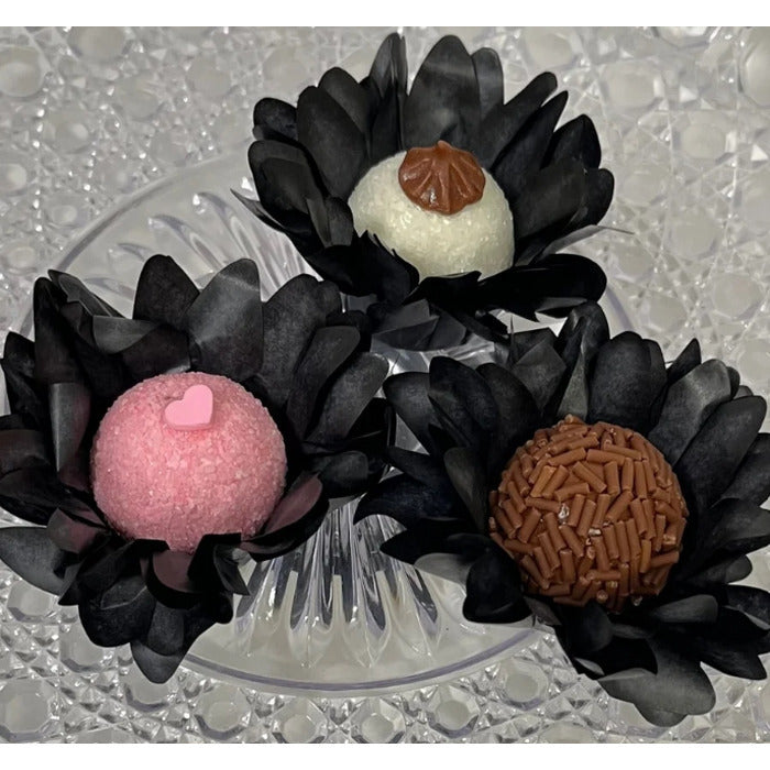 12089 FORMINHA MINI MADRI PRETO 30UND 830035 - DECORA DOCES