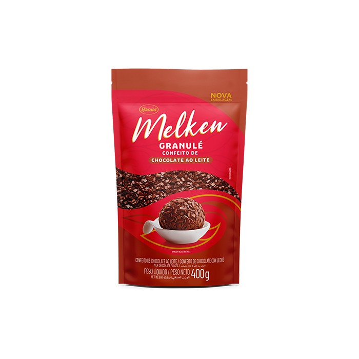 GRANULÉ AO LEITE MELKEN 400G - HARALD