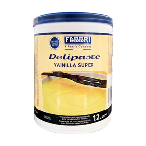 PASTA SABORIZANTE DELIPASTE BAUNILHA VANILLA SUPER 1,2KG - FABBRI