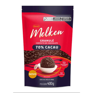 10100 GRANULÉ CHOCOLATE 70% MELKEN 400G - HARALD