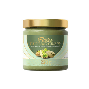11265 GANACHE PISTACHE FLAKES TACCHIO CRISPY 220G - GUSTOSÍA MEC3