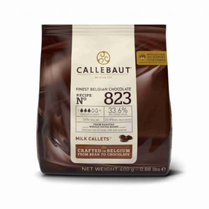 0827 CHOCOLATE AO LEITE 823 400G - BARRY CALLEBAUT 823BRD94