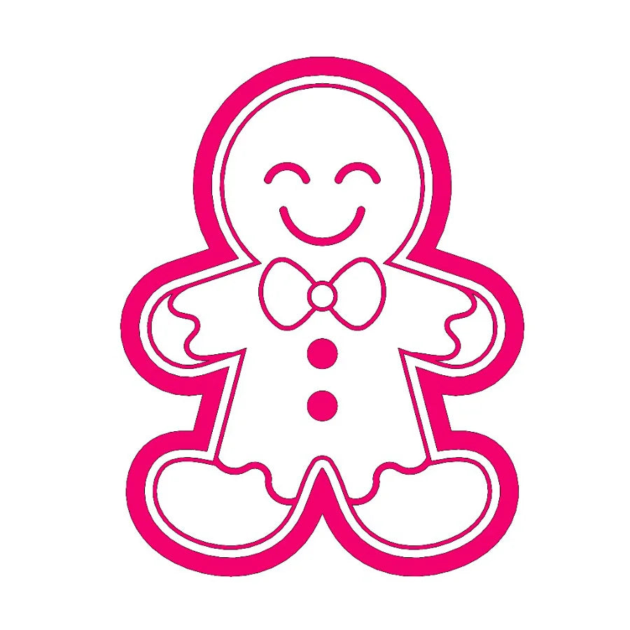 10399 KIT CORTADOR CARIMBO GINGERBREAD 3D - RR CORTADORES