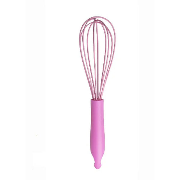 BATEDOR FOUET SILICONE 26CM - ROSA BTS2 -ROSA - PRIME CHEF