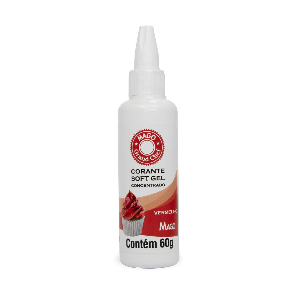 CORANTE SOFTGEL VERMELHO 60G - MAGO