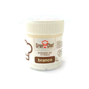 BRANQUEADOR DIÓXIDO DE TITÂNIO HIDRO/LIPOSSOLÚVEL 15G - GRAN CHEF