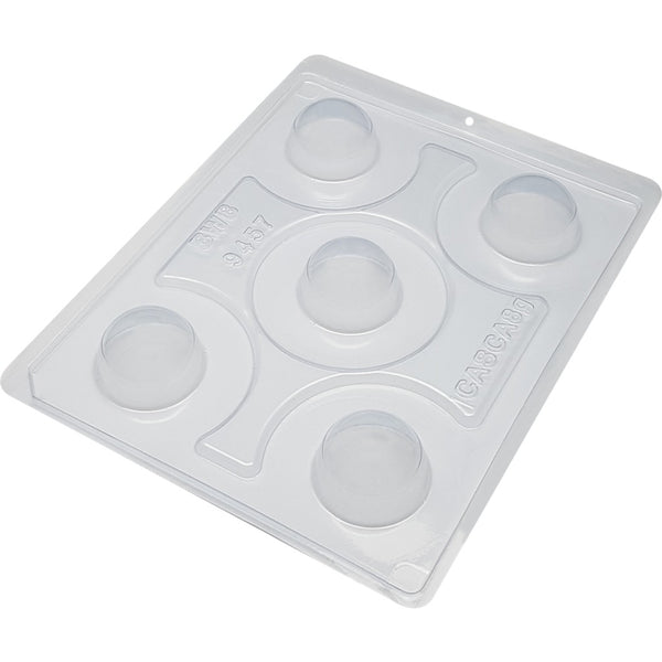 FORMA 3 PARTES COM SILICONE ESFERA 40MM 9457 - BWB