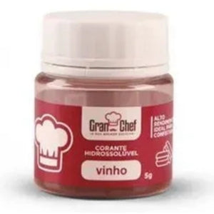 CORANTE HIDROSSOLÚVEL VINHO 5G - GRAN CHEF