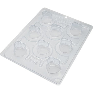 0226 FORMA 3 PARTES COM SILICONE BUFFET CORAÇÃO 240 - BWB