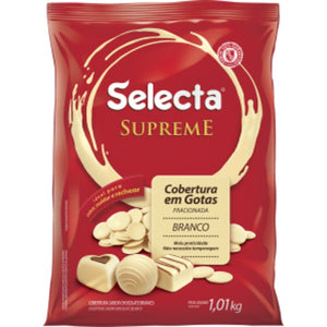 8328 COBERTURA BRANCA SUPREME SELECTA EM GOTAS 1KG - DUAS RODAS
