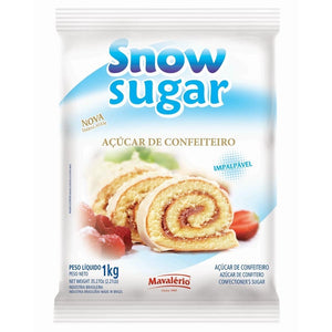 1647 AÇÚCAR DE CONFEITEIRO IMPALPÁVEL SNOWSUGAR 1KG - MAVALÉRIO