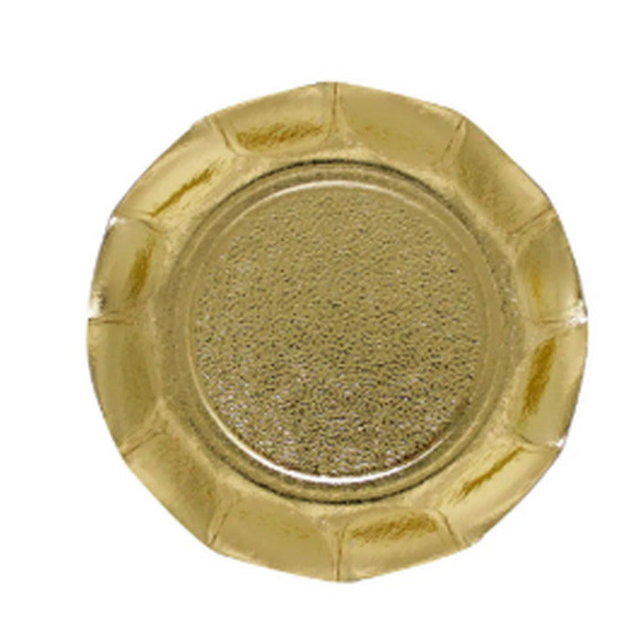 10741 BASE REDONDA COM BORDA OURO 20 UND - ULTRAFEST
