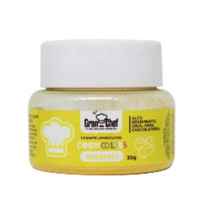 CORANTE HIDROSSOLÚVEL AMARELO CANDY 30G - GRAN CHEF