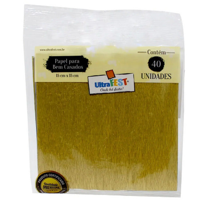 PAPEL PARA BEM CASADOS 15X15 CM {5,9X 5,9 IN - ULTRAFEST