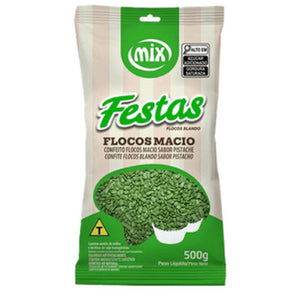 11140 CONFEITO FLOCOS MACIO SABOR PISTACHE 500G - MIX