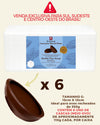 PRÉ-VENDA DE CASCAS DE OVOS CHOCOLATE NOBRE MEIO AMARGO G 6 UND x 110g - RITZMANN