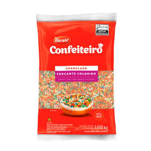10236 GRANULADO CROCANTE COLORIDO CONFEITEIRO 1,010 KG - HARALD