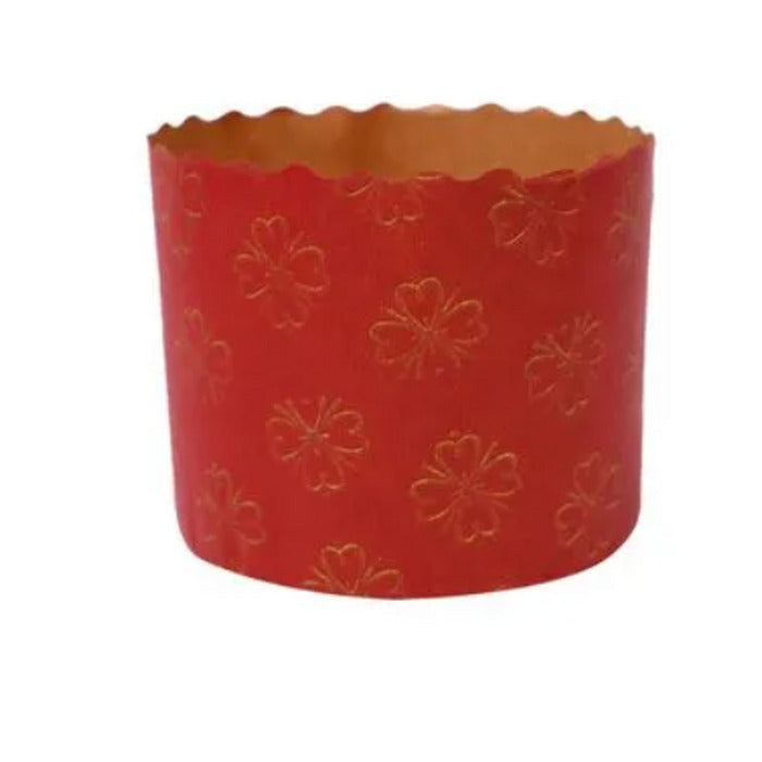 11396 FORMA PARA PANETONE VERMELHA 100G REF499802- ULTRAFEST