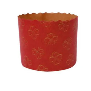 11396 FORMA PARA PANETONE VERMELHA 100G REF499802- ULTRAFEST