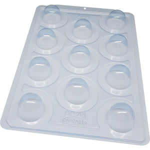 FORMA 3 PARTES COM SILICONE TRUFA PEQUENA 3501 - BWB