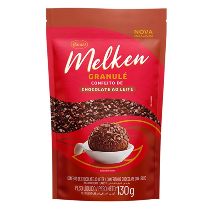 8326 GRANULÉ AO LEITE MELKEN 130G - HARALD
