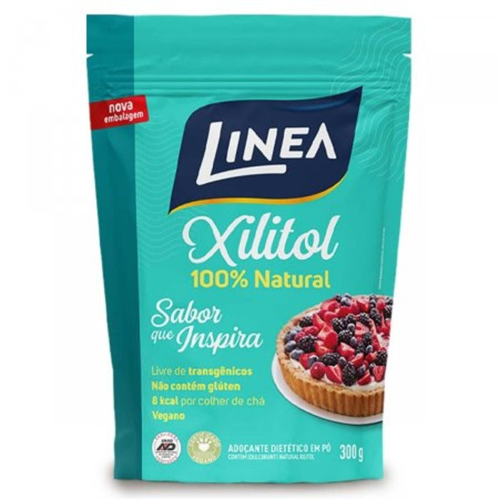 ADOÇANTE DIETÉTICO EM PÓ 100% XILITOL 300G - LINEA