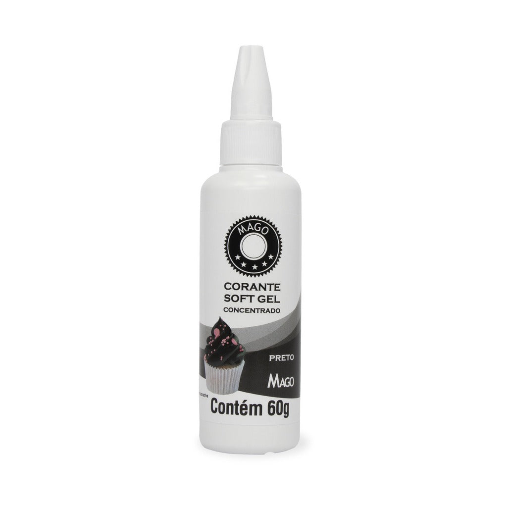 CORANTE SOFTGEL PRETO 60G - MAGO
