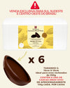 PRÉ-VENDA DE CASCAS DE OVOS CHOCOLATE NOBRE 70% CACAU G 6 UND x 110g - RITZMANN