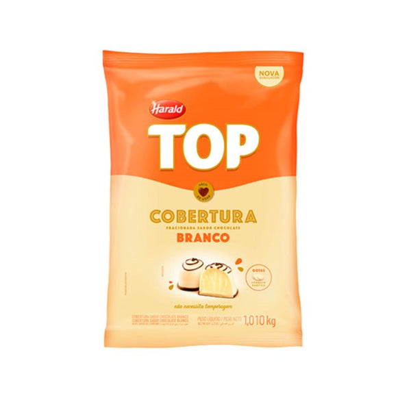 COBERTURA BRANCA TOP GOTAS 1,01KG - HARALD