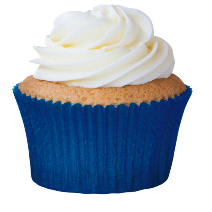 10644 FORMINHA PARA MINI CUPCAKE AZUL ROYAL N.02 LISA 45UN  - MAGO