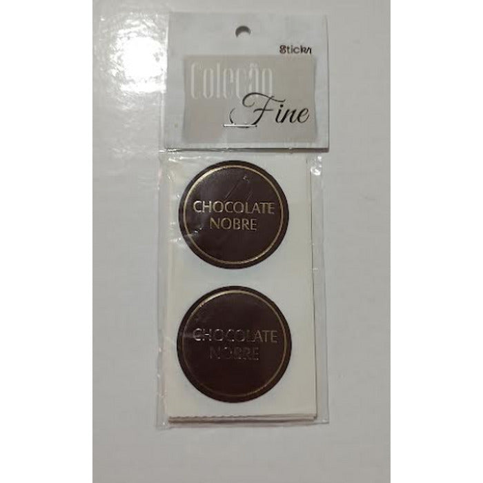 12316 ADESIVO CHOCOLATE NOBRE COM 30 UND - STICKR