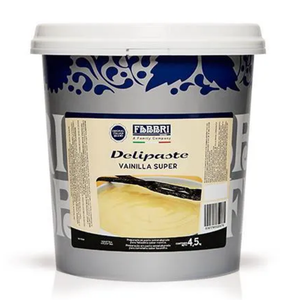 5360 PASTA SABORIZANTE DELIPASTE BAUNILHA VANILLA SUPER 4,5KG - FABBRI