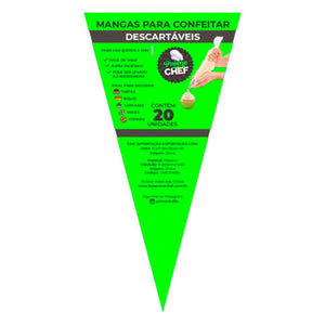 SACO DE CONFEITAR MÉDIO 20 UND GMEZN980 - PRIME CHEF