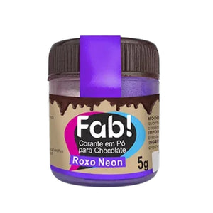 10883 CORANTE EM PÓ PARA CHOCOLATE ROXO NEON 5G - FAB