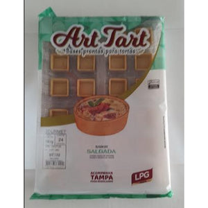 12170 BASE TORTA SALGADA QUADRADA  GOURMET 35X35MM 192G  BT132 - ART TART