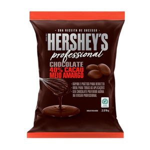 CHOCOLATE MEIO AMARGO EM GOTAS 2,01KG - HERSHEYS