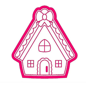 11933 CORTADOR + CARIMBO CASINHA NATALINA 3D 1048  - RR CORTADORES