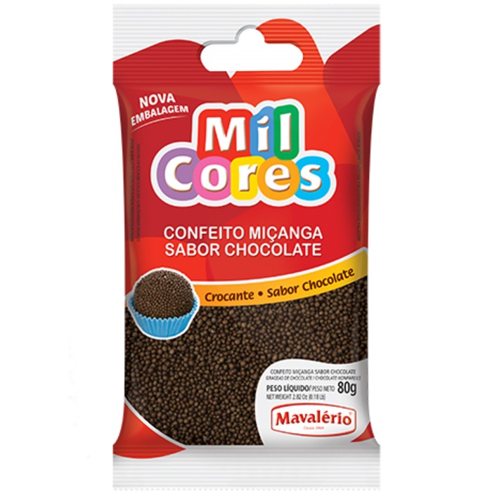 MIÇANGA SABOR CHOCOLATE 500G - MAVALÉRIO