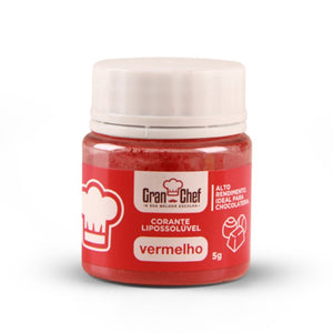 1203 CORANTE LIPOSSOLÚVEL VERMELHO 5G - GRAN CHEF