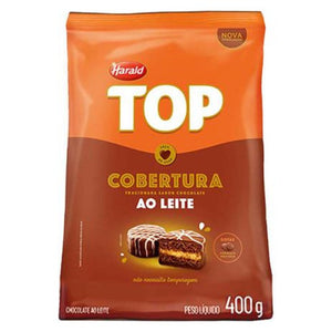 COBERTURA AO LEITE TOP 400G - HARALD