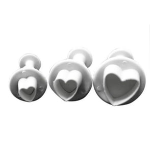 12103 EJETOR EM PLASTICO CORAÇÃO COM 3 PCS - PRIME CHEF