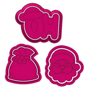 9047 KIT CORTADOR + CARIMBO NATAL 1 3D  COD1015 - RR CORTADORES