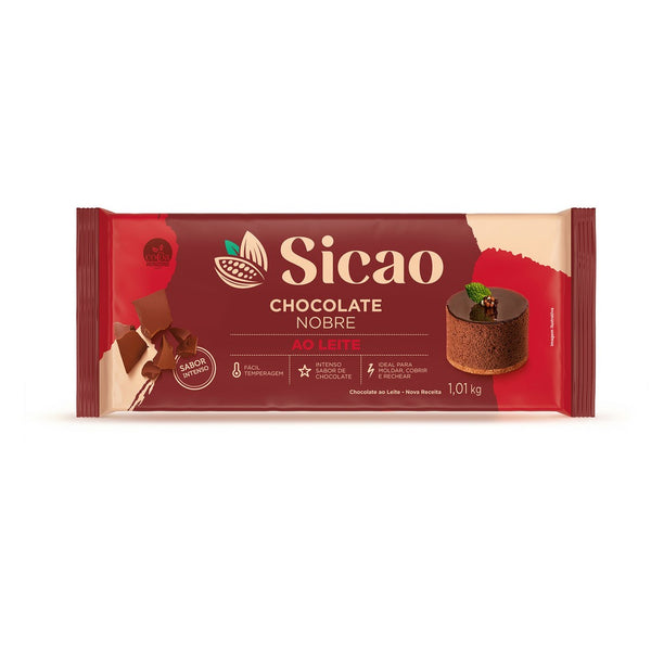 0863 CHOCOLATE NOBRE AO LEITE BARRA 1,01KG CRMBL0002614B94 - SICAO