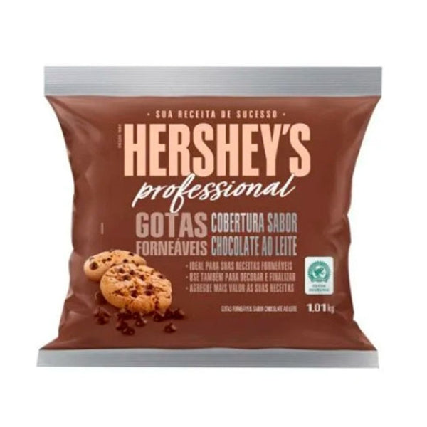 COBERTURA SABOR CHOCOLATE AO LEITE EM GOTAS 1,01KG - HERSHEYS