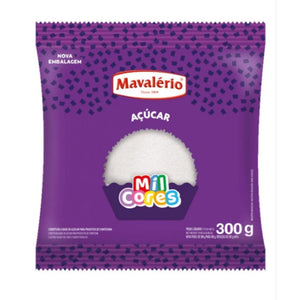 AÇÚCAR BRANCO 300G - MAVALÉRIO.