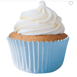 10643 FORMINHA PARA MINI CUPCAKE AZUL BEBE N.02 LISA 45 UN  - MAGO