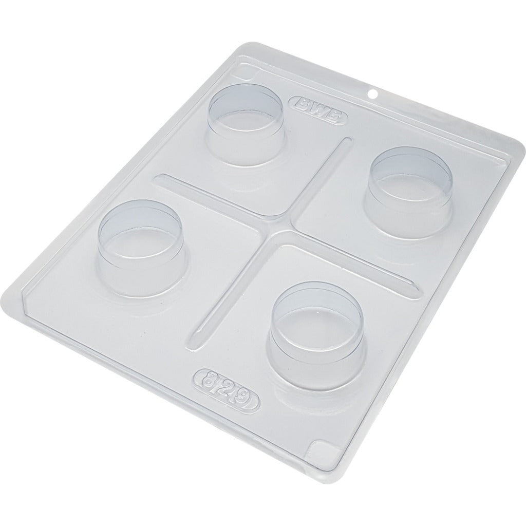 FORMA 3 PARTES COM SILICONE MINI PÃO DE MEL 829 - BWB