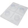 FORMA 3 PARTES COM SILICONE MINI PÃO DE MEL 829 - BWB